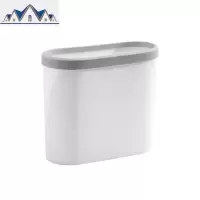 窄缝垃圾篓垃圾桶小家用客厅欧式卧室简约现代长方形塑料ins 三维工匠