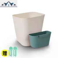 垃圾分类垃圾桶家用客厅卧室大号办公室干湿分离北欧简约小拉圾筒 三维工匠