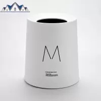 ins北欧风网红垃圾桶卧室客厅办公室厕所卫生间创意家用简约现代 三维工匠