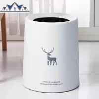 垃圾桶大号家用卧室厨房客厅卫生间厕所北欧创意小号简约现代纸篓 三维工匠