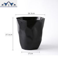 少女大ins风垃圾桶号北欧卧室家用拉及桶可爱分类创意网红客厅式 三维工匠