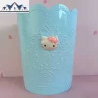 粉色垃圾桶网红可爱少女客厅卧室垃圾筐创意时尚家用软妹垃圾纸篓 三维工匠