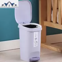 脚踩开盖垃圾桶永声2019北欧塑料生活脚踏式厕所卫生间小小号带盖 三维工匠