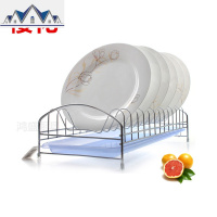 不锈碗架碗盘沥水架厨房置物收纳滴水碗架拉什大学味部 三维工匠收纳层架