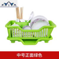 厨房用品用具小百货厨具套装放碗盘收纳架沥水碗架2层厨房置物架 三维工匠