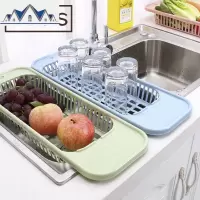 塑料厨房沥水架碗碟架置物架碗柜收纳箱碗架筷架水沥水篮 三维工匠