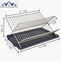 厨房碗架放碗碟杯子架沥水架洗碗可折叠收纳架杯子晾干碗筷架子 三维工匠