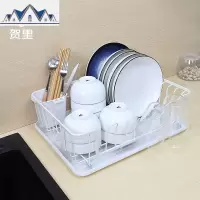 厨房碟碗筷沥水架水果蔬菜收纳篮碗盘碟筷餐具晾放置物架 三维工匠