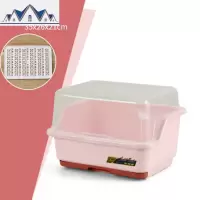 厨房置物架碗架收纳盒沥水架收纳箱柜带盖家用晾放碗筷洗碗碟架子 三维工匠