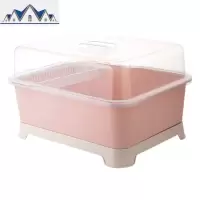 带盖碗碟架放碗架收纳盒沥水架 家用装碗筷收纳箱厨房碗柜置物架 三维工匠