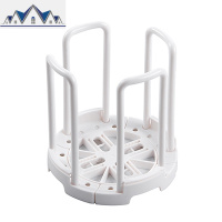 可伸缩塑料碗架 厨房碗筷收纳架沥水架洗碗架置物架放碗架子 三维工匠