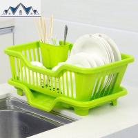 水大容量洗碗收纳筐多用碗碟小用品厨房放碗架沥水篮控水架免打 三维工匠收纳层架