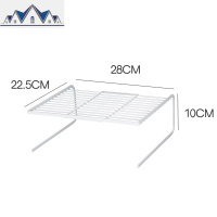 厨房柜子橱柜内冰箱置物架内部分层隔板隔层架分隔碟碗架冰柜架子 三维工匠
