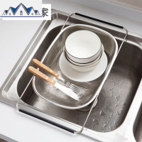 不锈钢沥水篮水置物架厨房收纳蔬菜架子放碗架水池沥水架 三维工匠