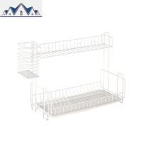 创意厨房沥水架铁艺多层碗碟筷架置物架整理收纳架晾碗筷滴水架 三维工匠