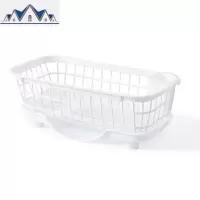 厨房碗筷收纳盒带盖带沥水架装放碗碟碗架餐具塑料碗柜台面收纳箱 三维工匠收纳层架