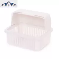 经济型装碗筷沥水架塑料家用厨房碗盒有盖 出租屋碗柜简易 出租房 三维工匠收纳层架