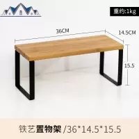 日式铁艺厨房置物架台面实木多层调料架油盐酱醋收纳架省空间 三维工匠