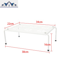 厨房置物架省空间橱柜置物架收纳架双层台面多功能单层调料架家用 三维工匠