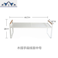 厨房分层桌面板铁艺收纳架隔层橱柜内放碗架锅架调味料架置物架 三维工匠
