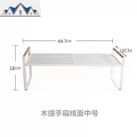厨房分层桌面板铁艺收纳架隔层橱柜内放碗架锅架调味料架置物架 三维工匠