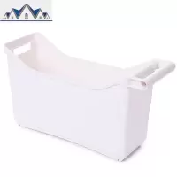 家用多功能塑料带轮厨房用品餐具碗筷橱柜收纳盒调味料厨具置物架 三维工匠