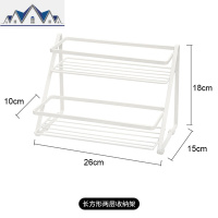 日式厨房置物架调料瓶佐料罐多层收纳卫浴收纳架落地储物 三维工匠