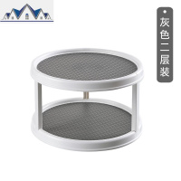 厨房旋转式置物架多层调料调味用品大全煤气灶台家用双台面收纳盒 三维工匠