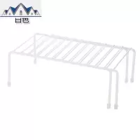 可伸缩铁艺置物架 厨房调料架收纳架家用简约落地式储物架 三维工匠