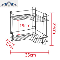 厨房置物架三角收纳架落地多层省空间调味料储物架家用浴室多功能 三维工匠