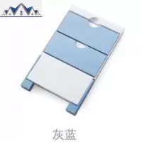 多功能保鲜膜切割器切割盒免打孔厨房调料置物架卷纸挂冰箱侧挂架 三维工匠