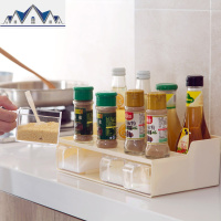家用抽屉调料盒厨房调味罐套装家用调味瓶置物架塑料盐罐调味盒 三维工匠