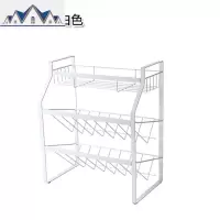 厨房调料置物架落地台面调味料架子厨房用品家用大全家用收纳架 三维工匠
