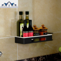 厨房置物架油盐酱醋调料瓶调味收纳架家用壁挂式墙上免打孔多功能 三维工匠