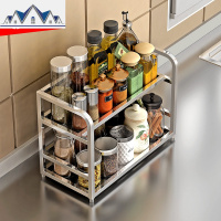 五金不锈钢厨房置物架调料架调味品储物架壁挂收纳调味瓶架 三维工匠