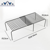 铁艺可伸缩橱柜分层收纳置物架厨房桌面碗碟架厨具调料分隔整理架 三维工匠