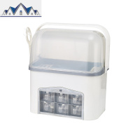 厨房置物架调味料收纳盒调料架调味品刀架油盐酱醋收纳架带防尘盖 三维工匠