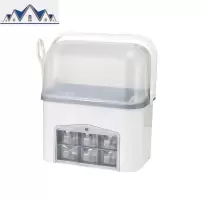 厨房置物架调味料收纳盒调料架调味品刀架油盐酱醋收纳架带防尘盖 三维工匠