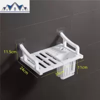 免打孔多功能置物架壁挂式厨房用品调料味盒刀架筷筒收纳毛巾挂架 三维工匠