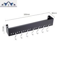厨房置物架壁挂调味瓶收纳架挂钩S钩灰色 三维工匠
