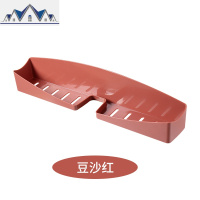 厨房水龙头置物架浴室卫生间墙上免打孔水沥水收纳挂篮架调味架 三维工匠