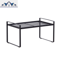 厨房铁艺双层调料瓶置物架锅具架台面落地调味品收纳架橱柜碗碟架 三维工匠