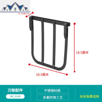 调料置物架落地不锈钢厨房台面收纳架子黑色调味品油盐酱醋免打孔 三维工匠