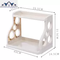 厨房置物架调味品收纳架调料盒罐子盐酱醋瓶厨房用品桌面置物架 三维工匠