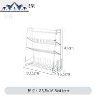 厨房置物架多层调味佐料用品酱油醋菜板收纳架免打孔灶台收纳 三维工匠