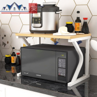 厨房置物架微波炉架子收纳落地多层烤箱调味调料用品家用大全 三维工匠