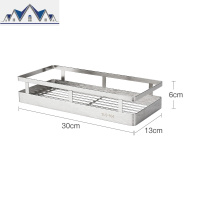 304不锈钢免打孔壁挂墙上调料架调味品储物罐收纳多层架 三维工匠收纳层架