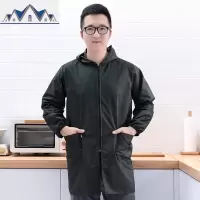 2019年新款韩版围裙男家用厨房防水防油时尚工作罩衣大人长袖护衣 三维工匠