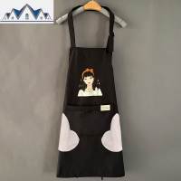 可擦手围裙女时尚家用厨房防水防油做饭夏季围腰男工作服定制logo 三维工匠
