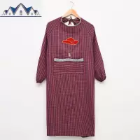 厨房长袖围裙女男士家用防水防油韩版时尚罩衣成人工作服定制logo 三维工匠
